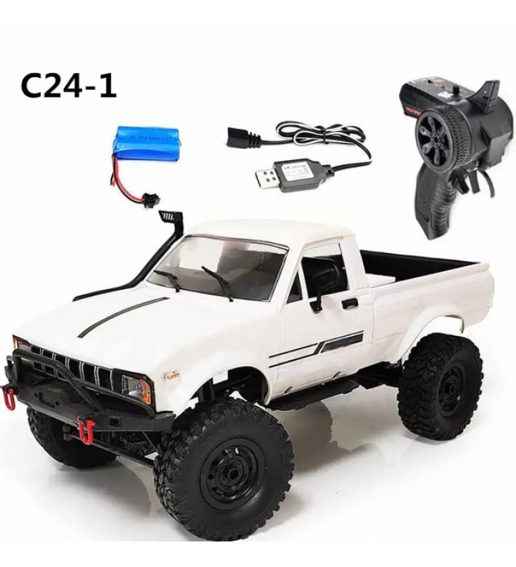 WPL C24-1 L รถ Mobil Remote Control Crawler 2.4G Off-Road Buggy เครื่องย้าย4WD เด็กแบตเตอรี่ขับเคลื่อนรถของขวัญ