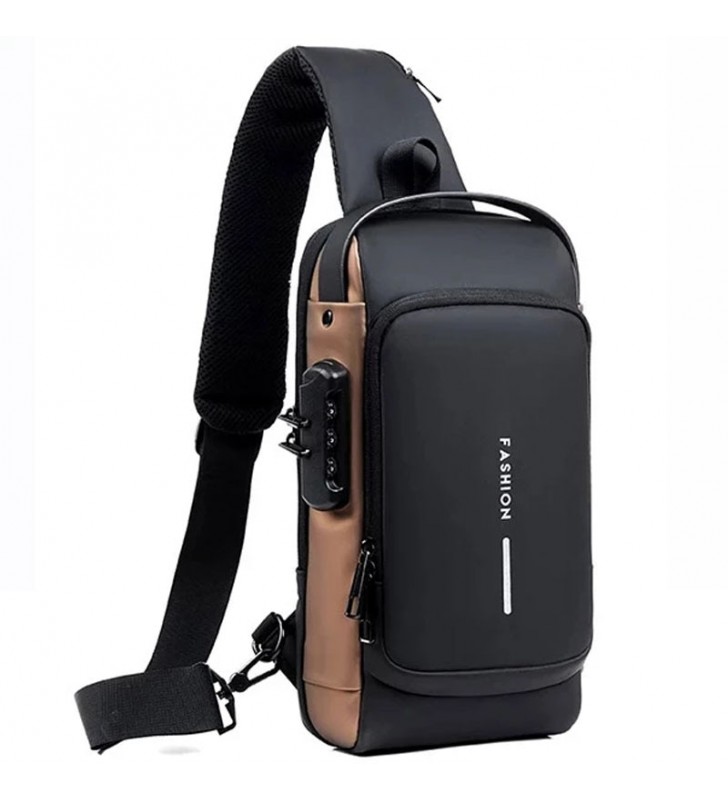 Men 'S Multifunction Anti-Theft USB กระเป๋าสะพายไหล่สะพายพาดลำตัวผู้ชายเดินทางข้ามร่างกายกระเป๋าสะพายกระเป๋าแพ็คกระเป๋ากล้องสำหรับชาย