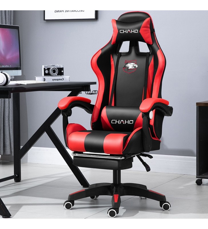 LOL Gaming เก้าอี้คอมพิวเตอร์เก้าอี้สูง-คุณภาพเก้าอี้หนังอินเทอร์เน็ต WCG Internet Cafe Racing เก้าอี้ Office เก้าอี้ Gamer ใหม่